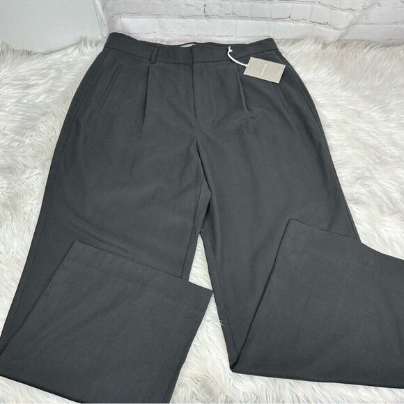 Everlane Women’s NWT Black The Way-High Drape Minimalist Trouser Pant 16/W36/L32 - Picture 1 of 12